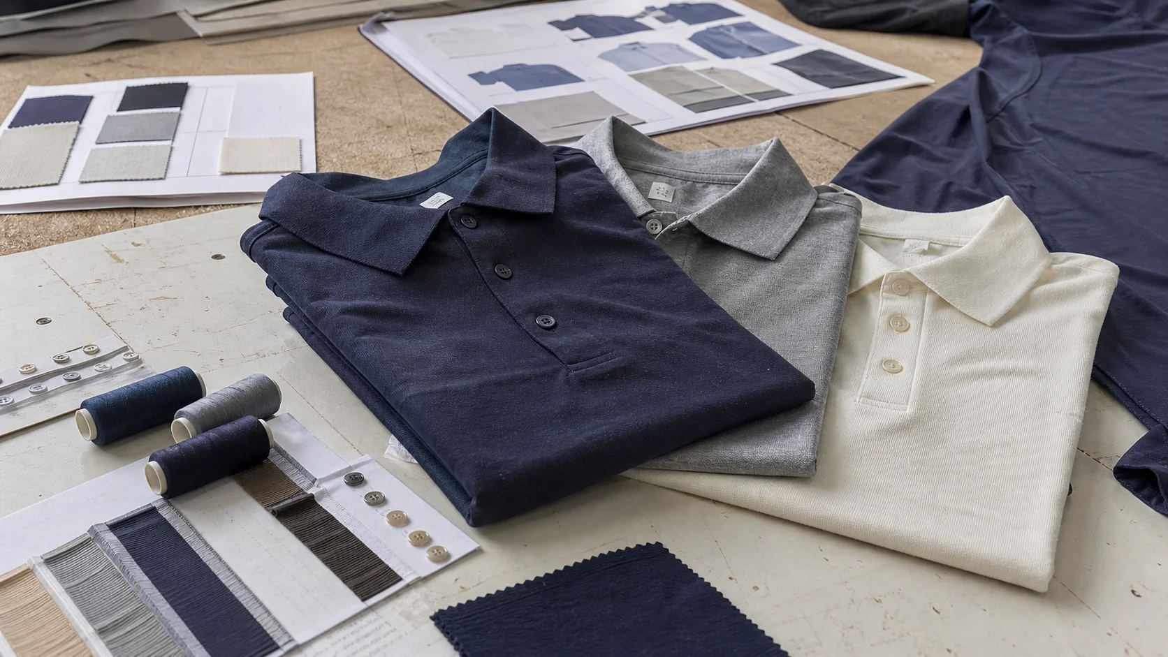 Private Label Polos: Tech Pack & Fit Sample Approval