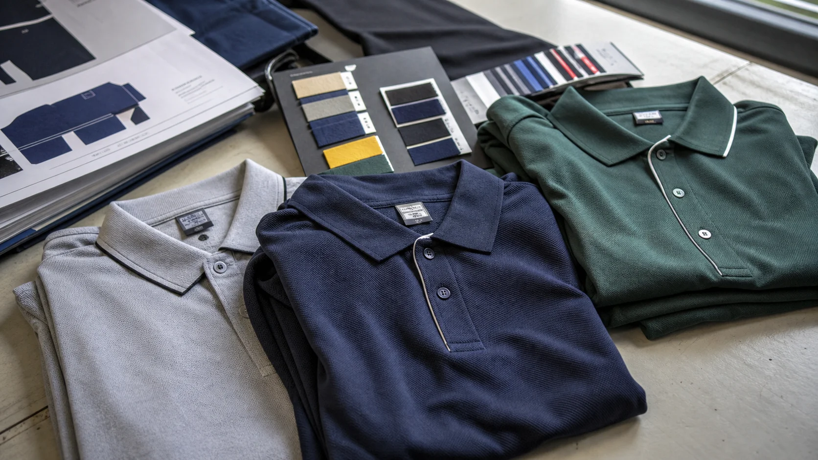 Private Label Polos with Hang Tags for Teamwear Buyers