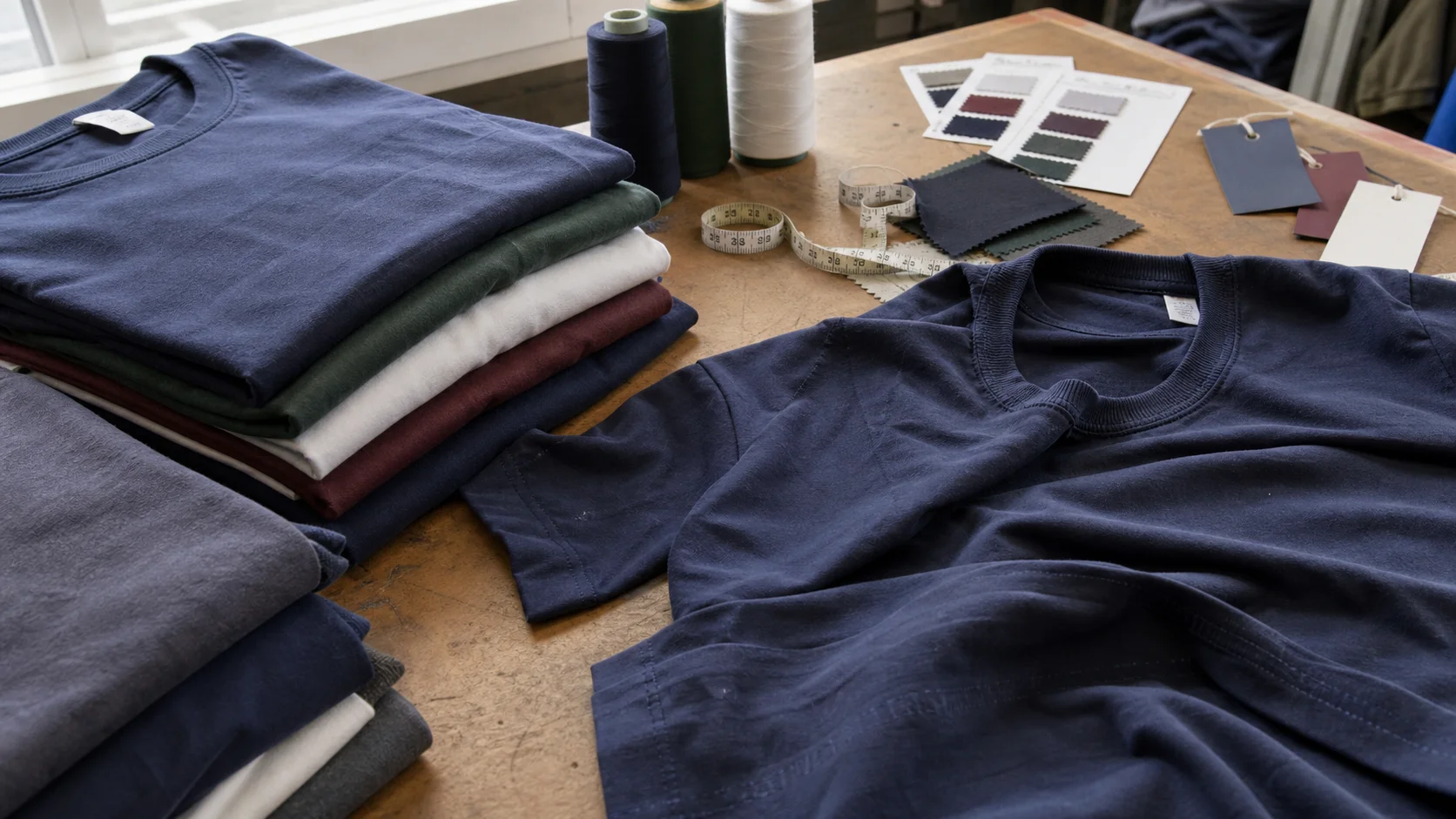 Private Label School Uniform T-Shirts for Shrinkage Testing