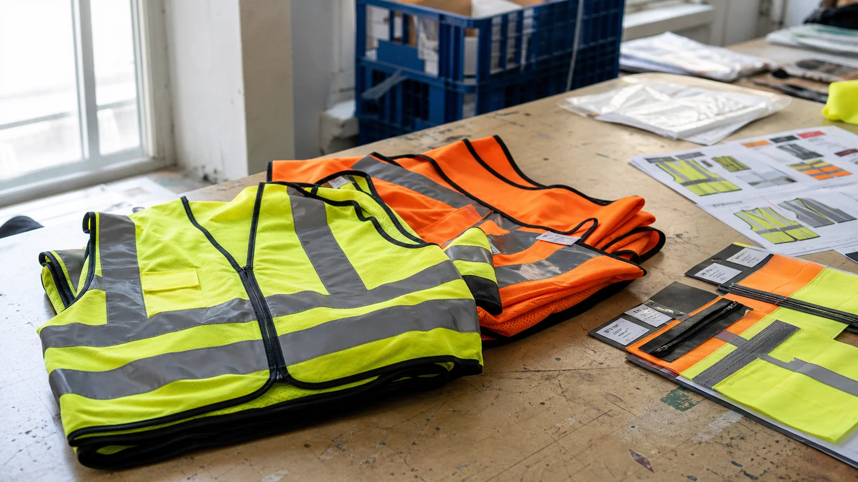 Private Label Screen-Printed Safety Vests for Warehouses