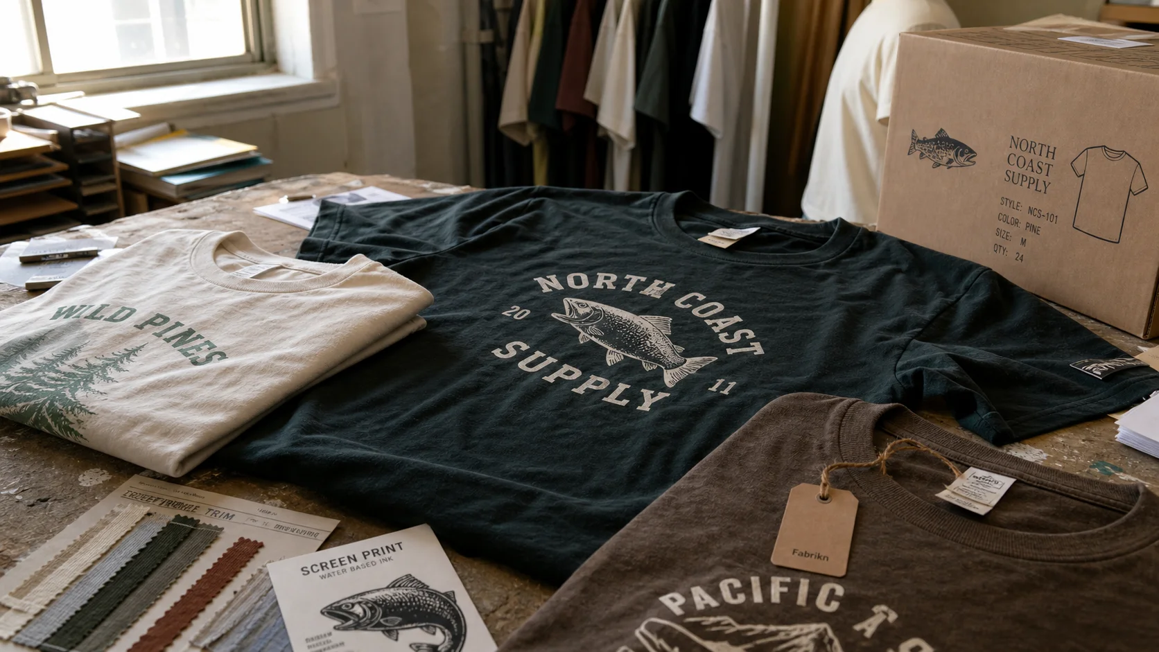Private Label Screen Printed T-Shirts for Retail Buyers