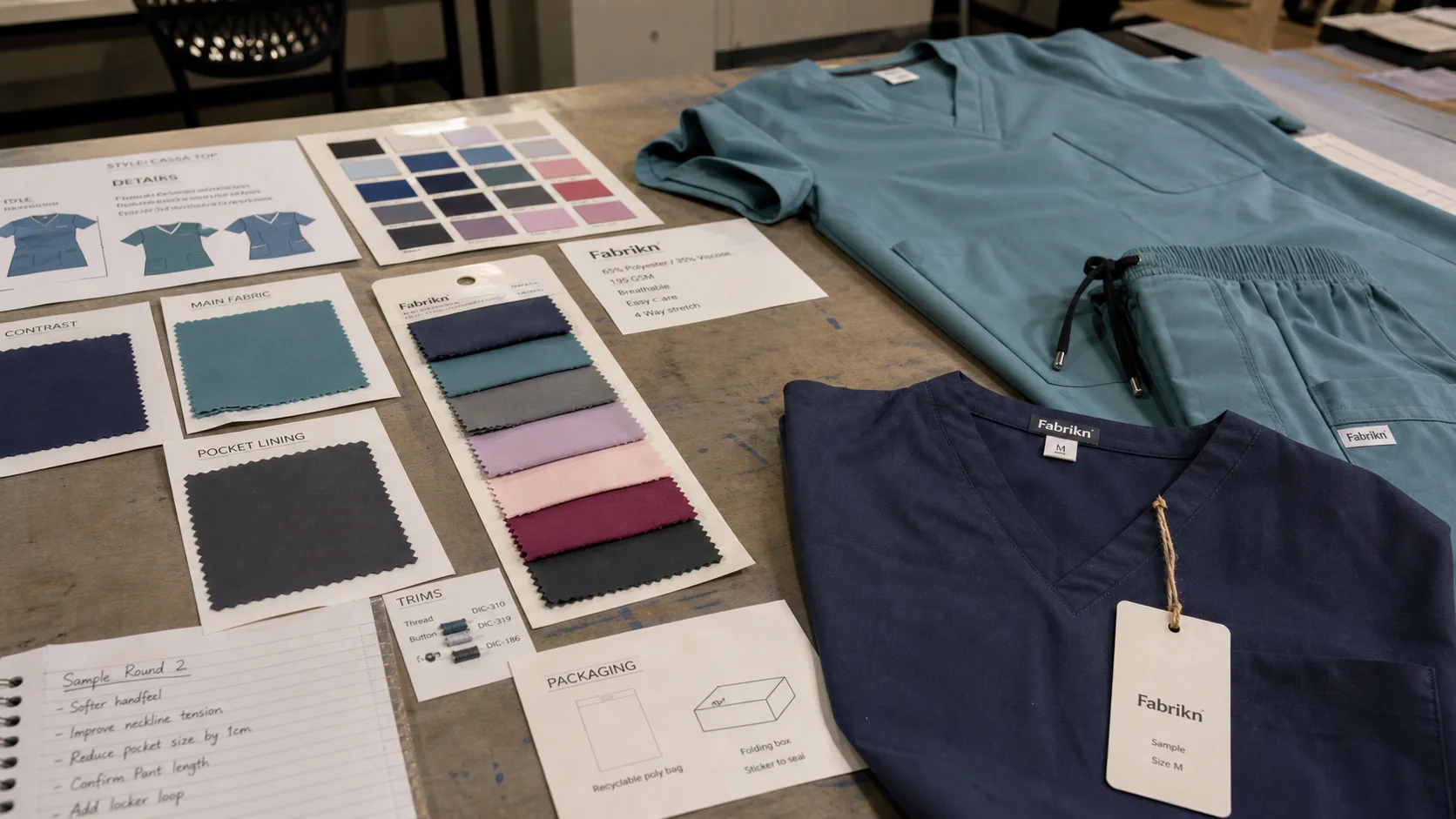 Private Label Scrubs Fabric Testing Prices for Dental Teams