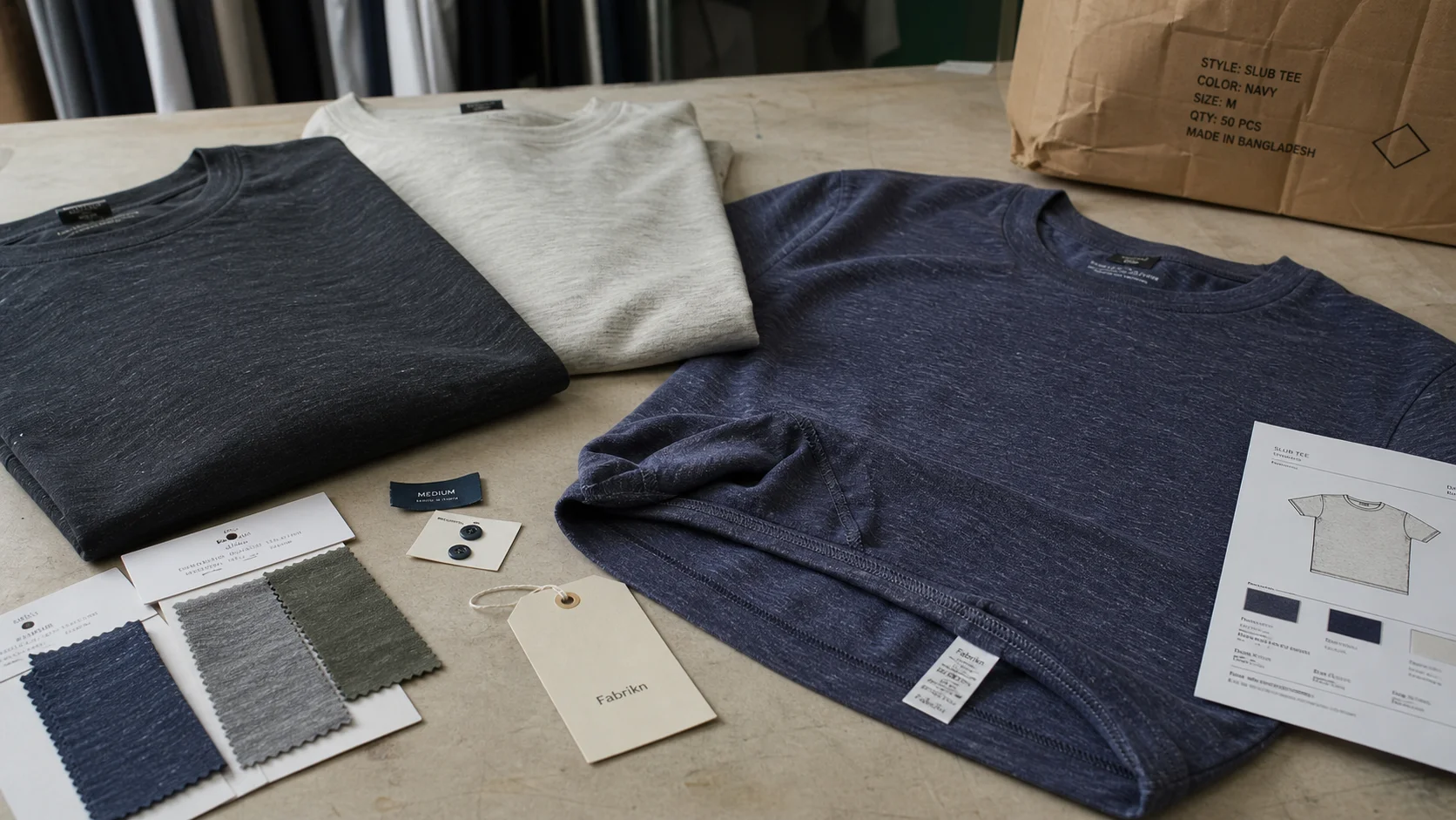 Private Label Slub T-Shirts for Sublimated Campaigns