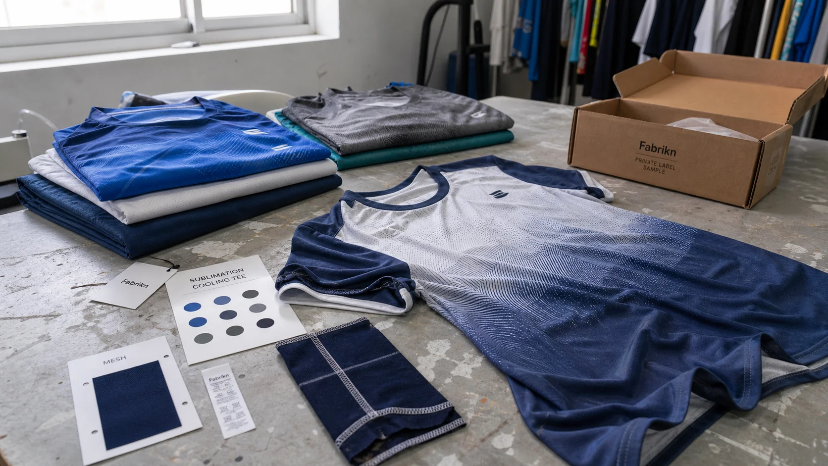 Private Label Sublimated Cooling T-Shirts for Teams