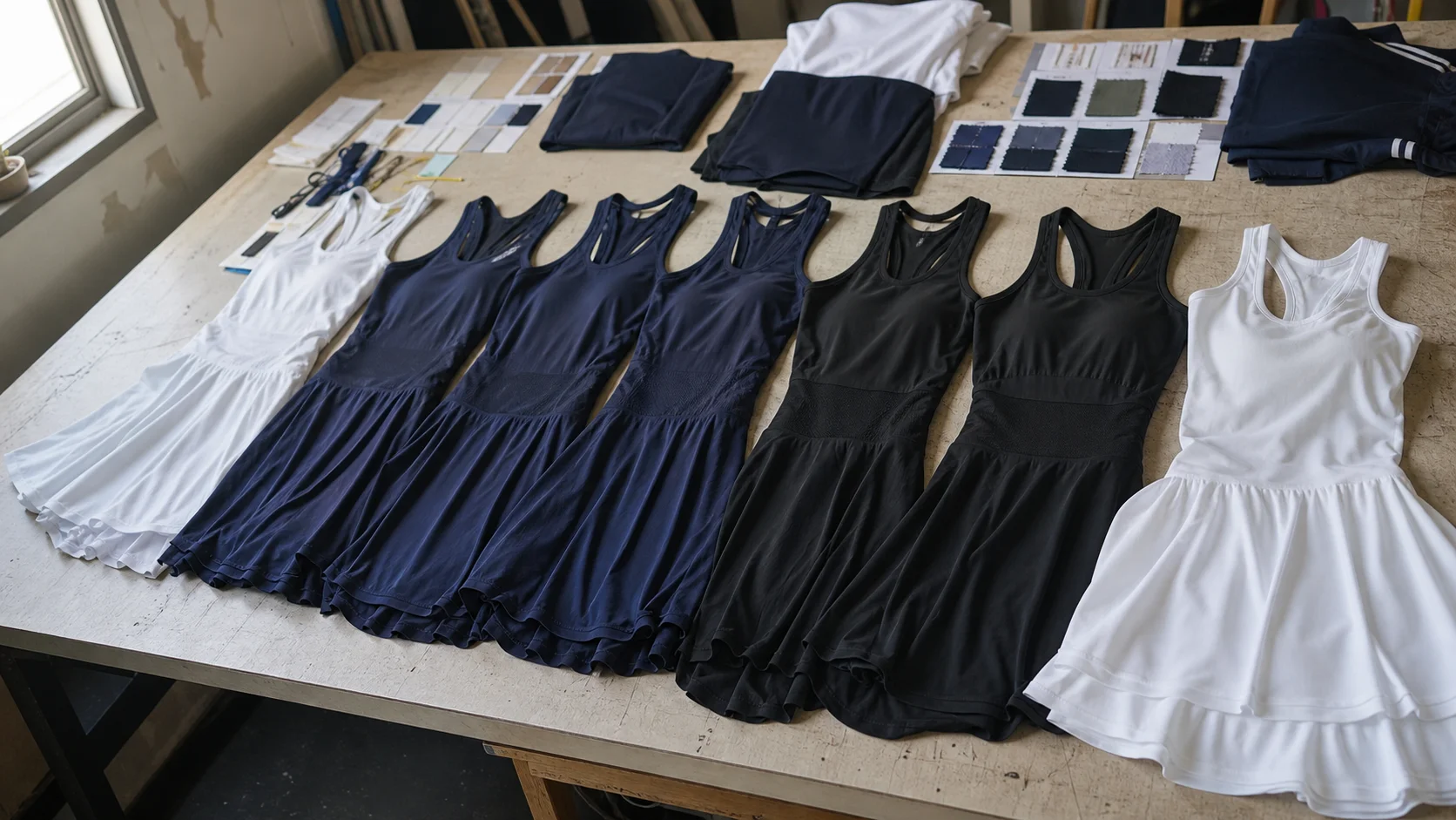 Buy Private Label Tennis Dresses with Size Grading