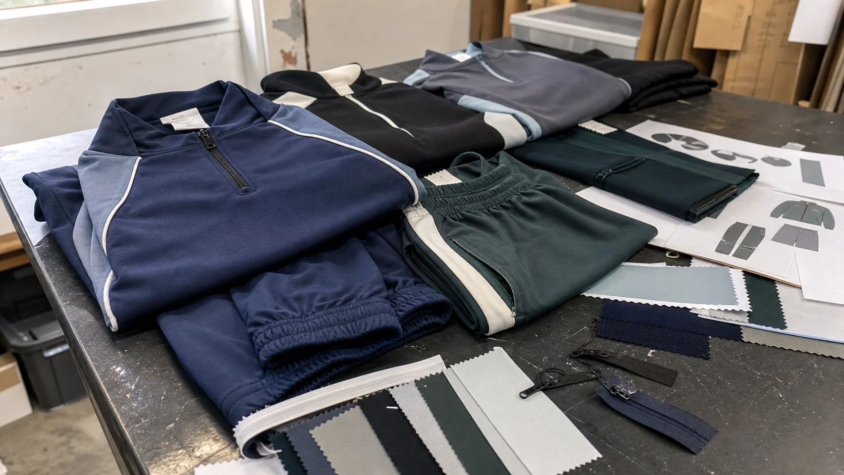 Private Label Tracksuits with Fit Samples for Academies