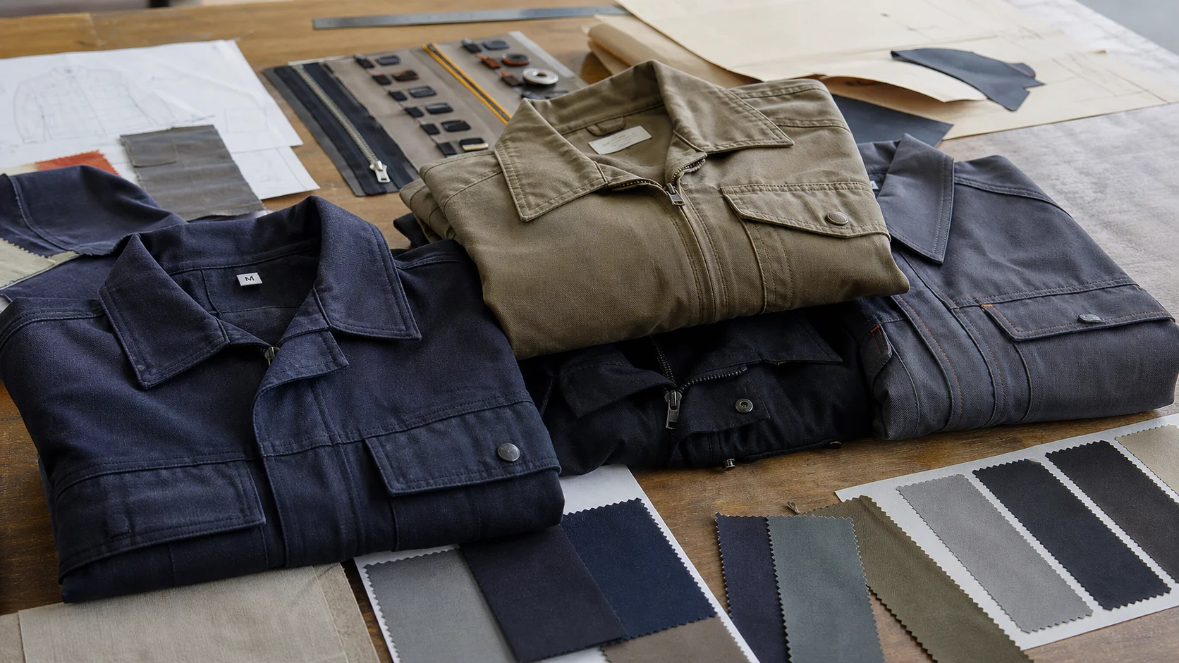 Private Label Work Jackets for Factory Uniform Buyers