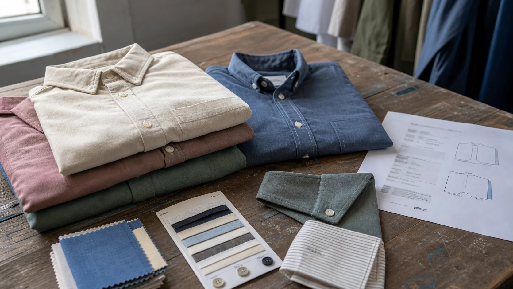 Private Label Woven Shirts for Screen Printing Buyers