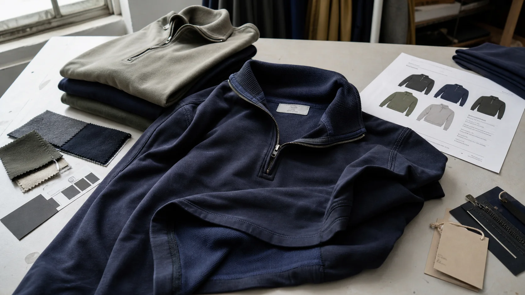 Quarter Zip Pullover MOQ Planning for Charity Buyers