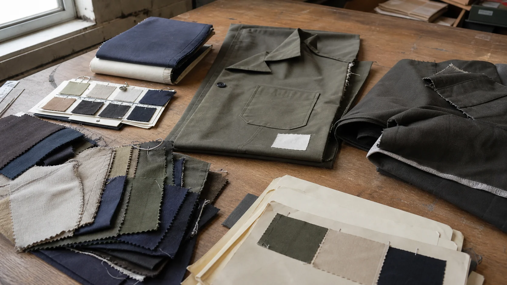 Reclaimed Cotton Coat Fabric Tests for School Buyers