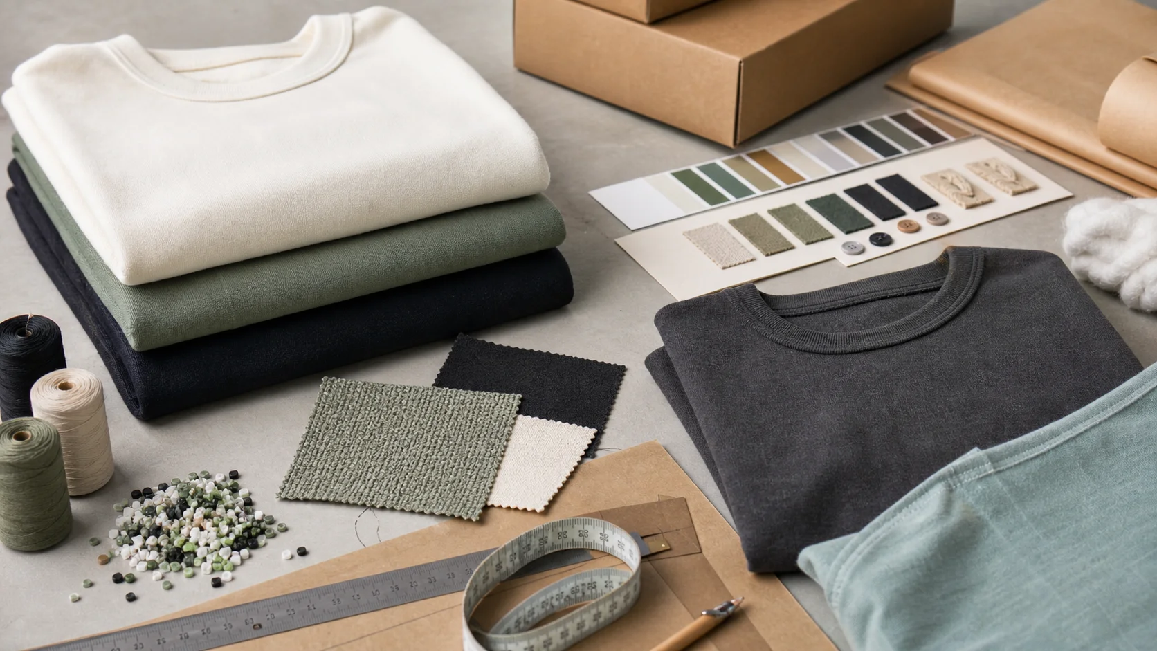 Clothing Packaging Insert Content: Message and Size