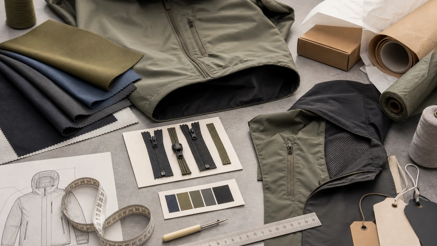 OEM Anorak Jackets With Hang Tags for Distributors