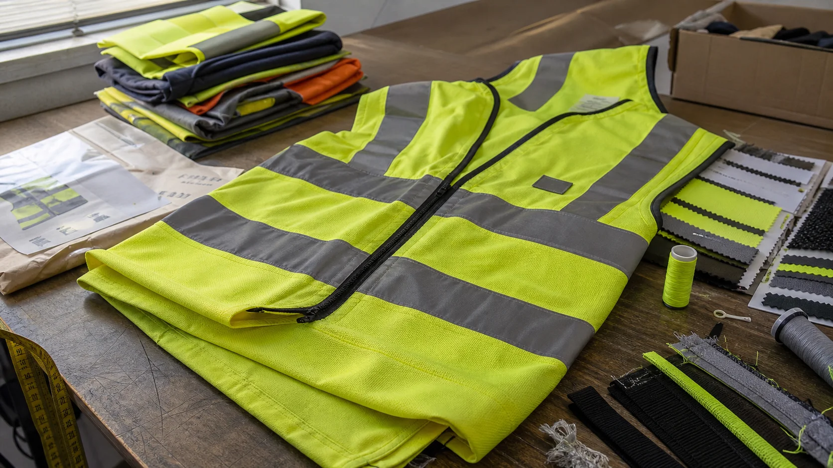 Recycled Poly Safety Vest Colorfastness Audit