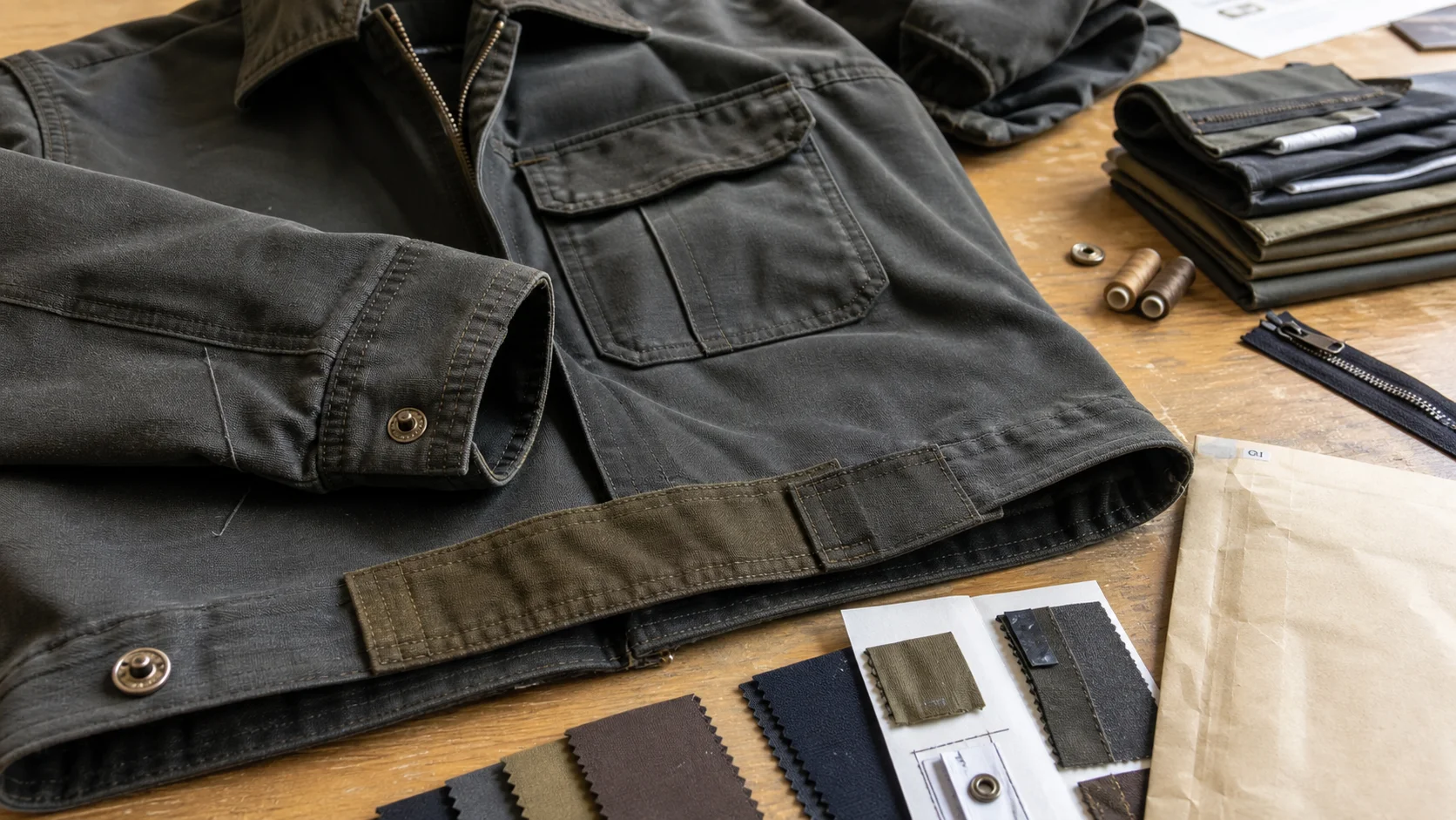 Repairable Work Jacket Trim Sourcing Review