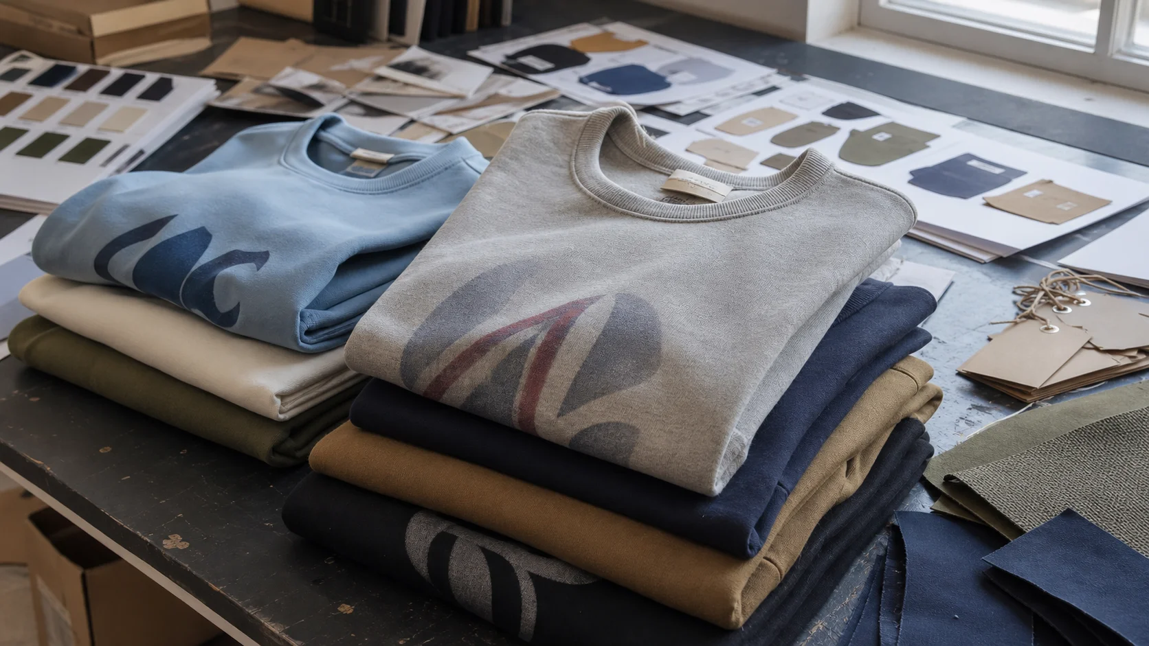 Screen Printed Crewneck Sweatshirt Replenishment Costs