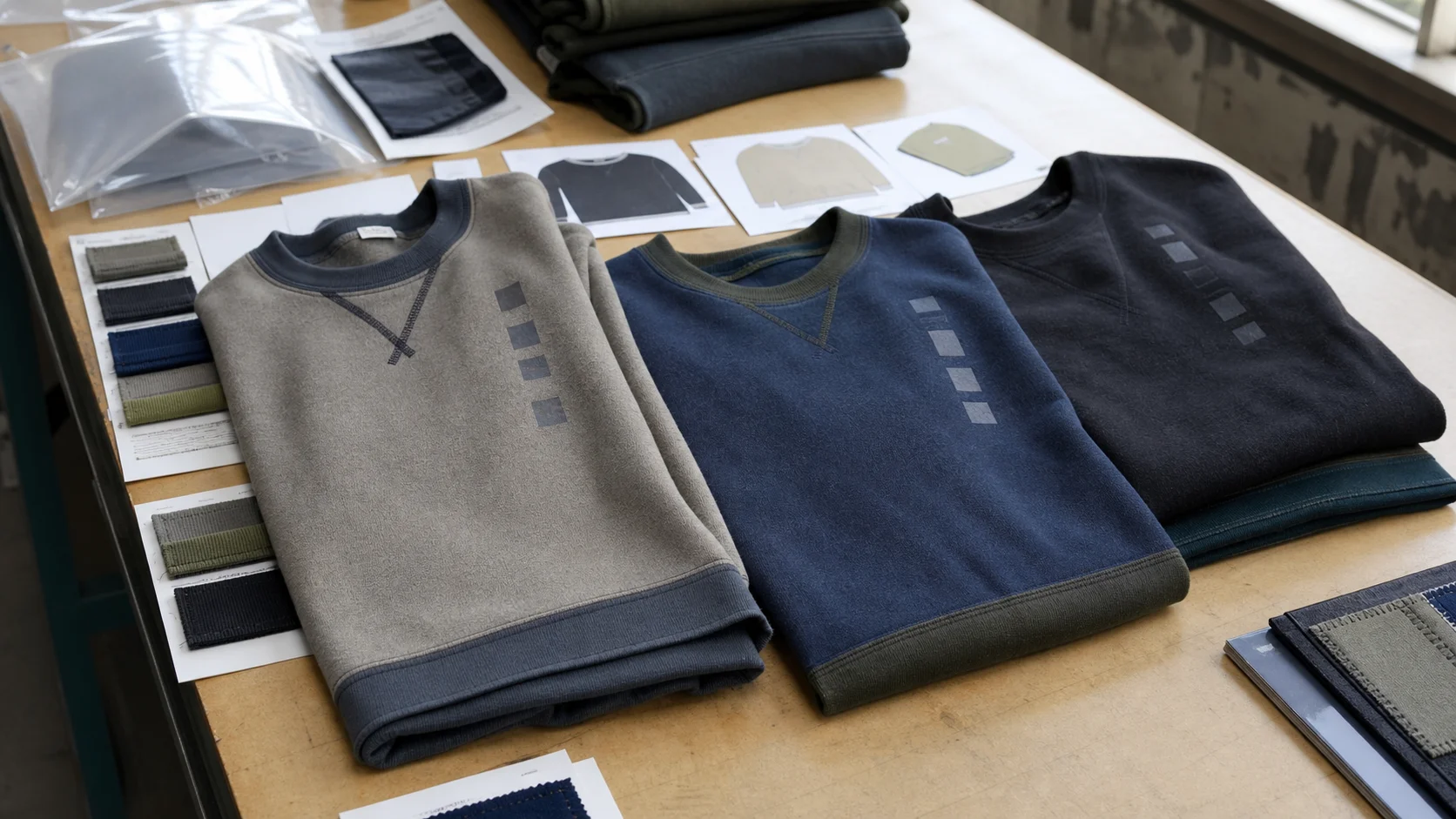 Screen Printed Sweatshirts With Trim for Promo Orders
