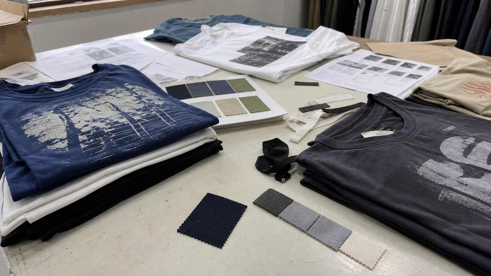 Screen Printed Tee Shirts MOQ for Brand Merch