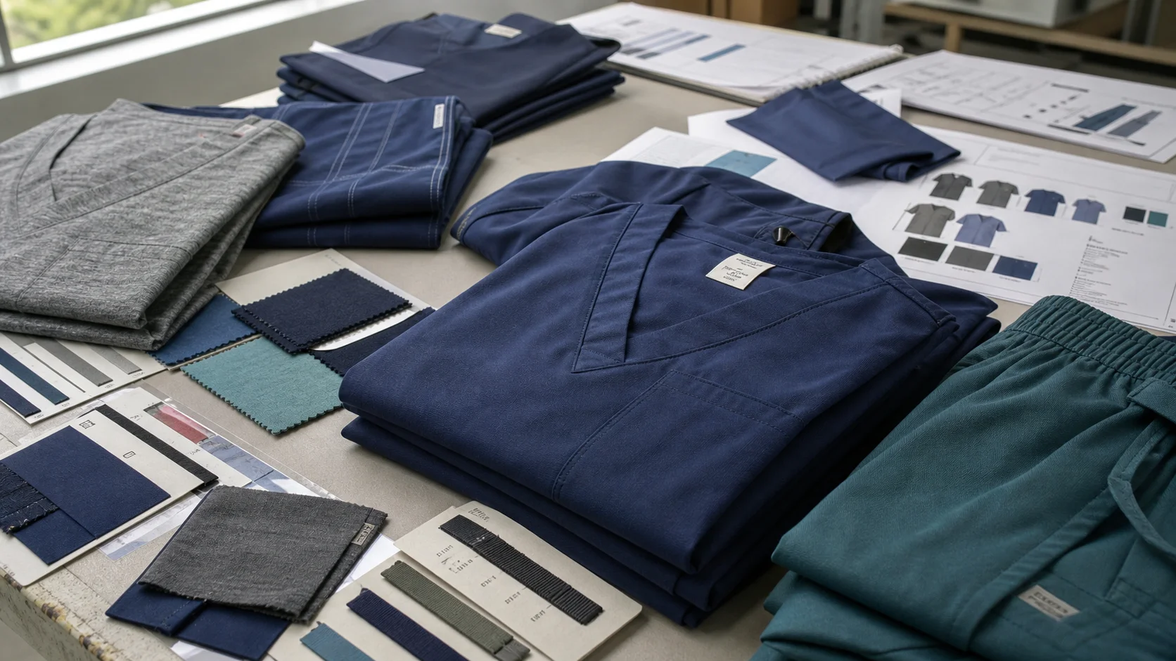 Scrubs Embroidery Cost Per Unit for Hospital Merch