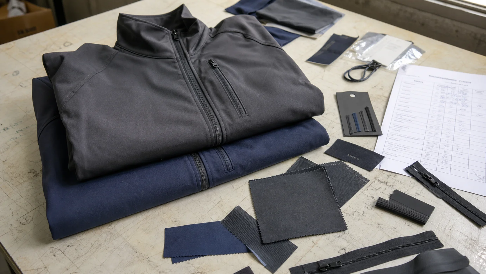 Softshell Jacket AQL Checklist for Fitness Clubs