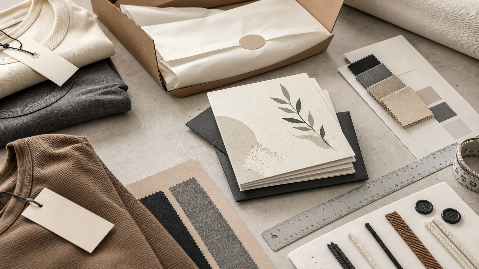 Use Soy Ink Thank You Cards for Clothing Packages: