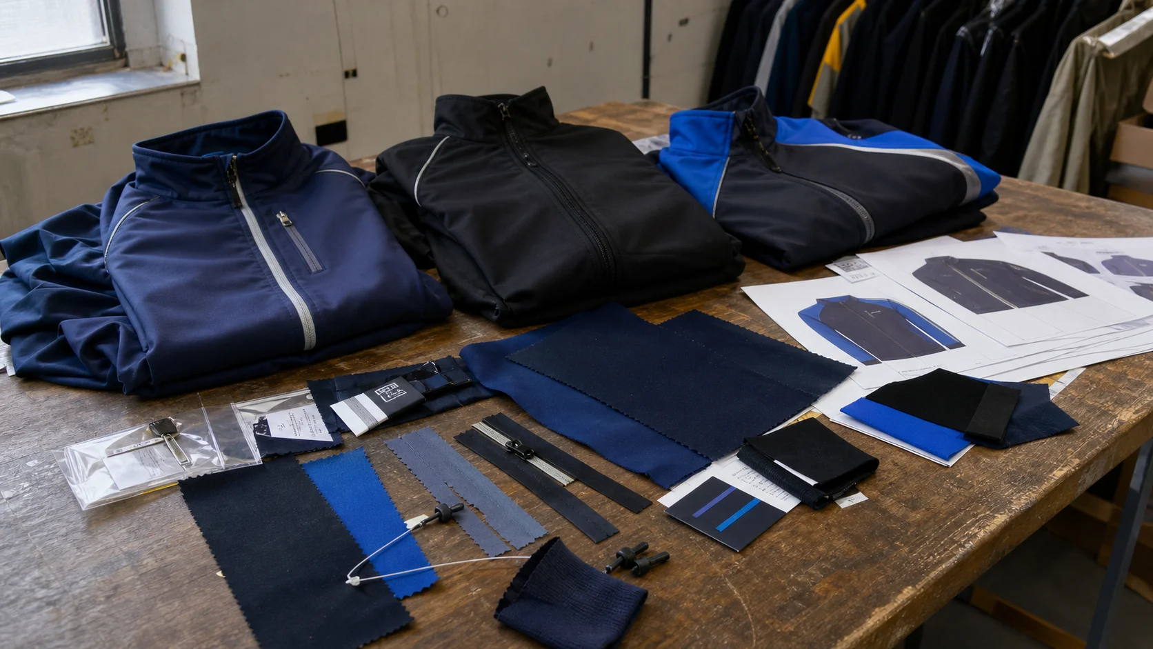 Sports Club Work Jackets MOQ for Team Orders