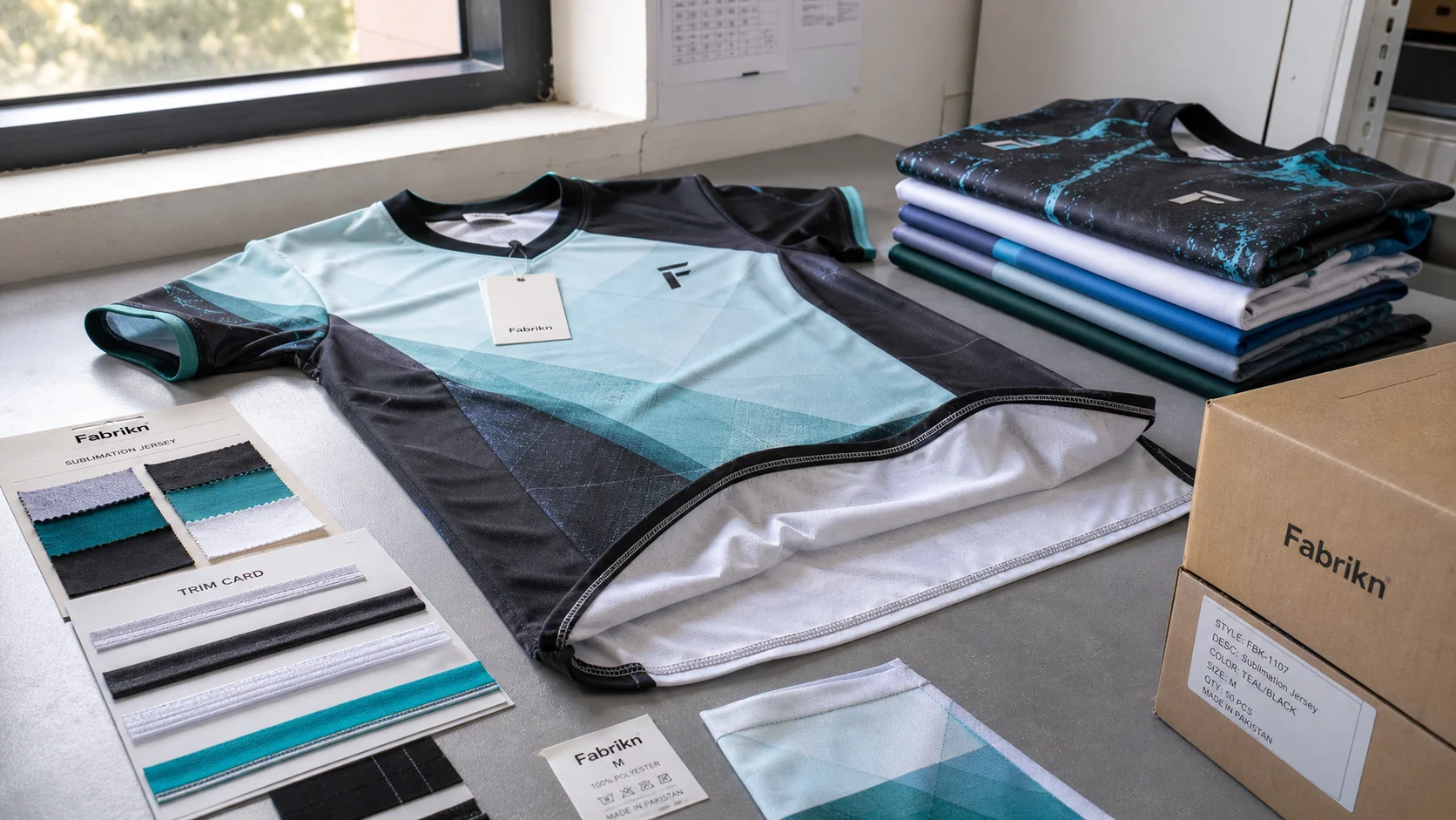 A Sublimation Jersey Supplier: Samples and QC