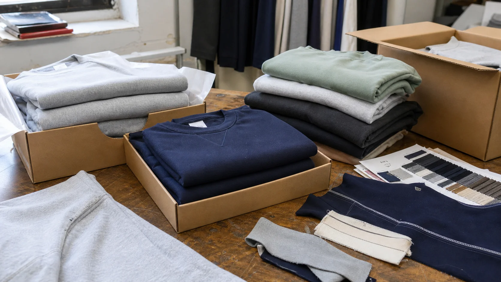 Sweatshirt Carton Packs for Retail Replenishment