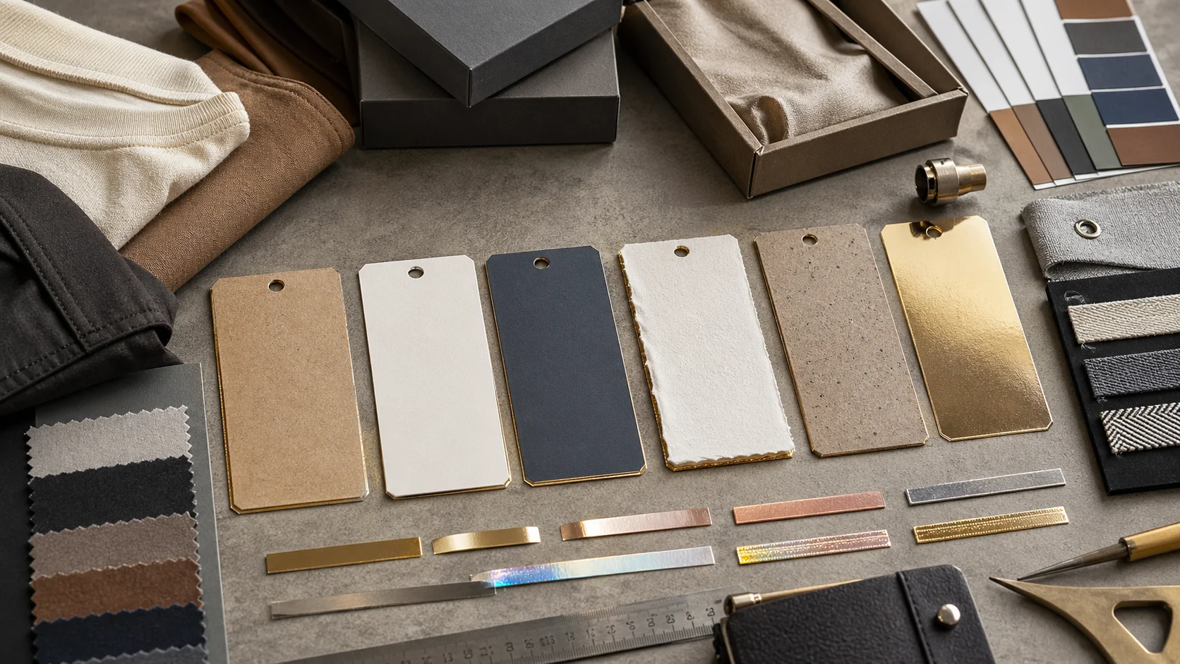 Luxury Swing Tag Design for Clothing Brands