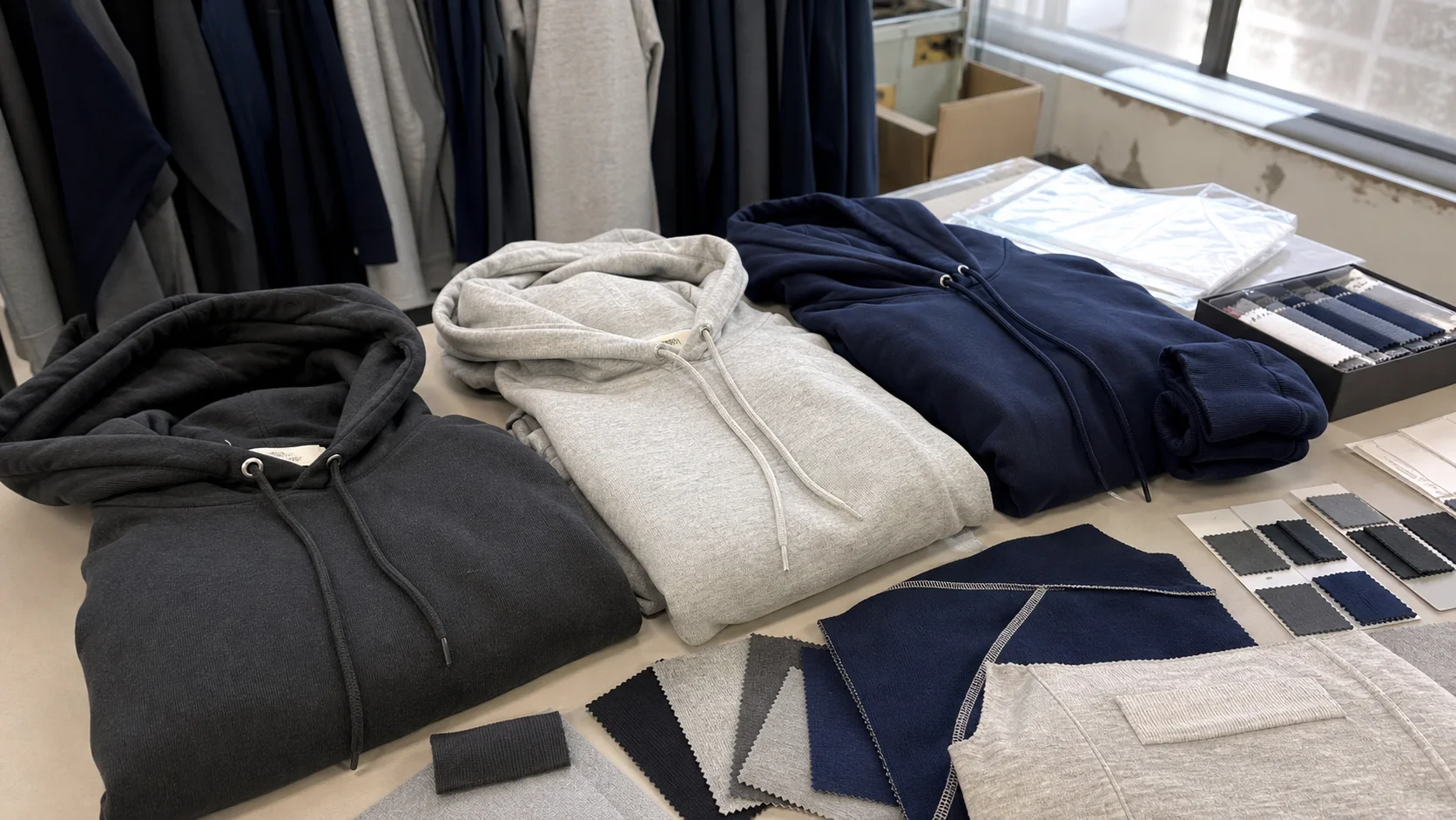 Team Hoodies Low MOQ Production for Small Teams