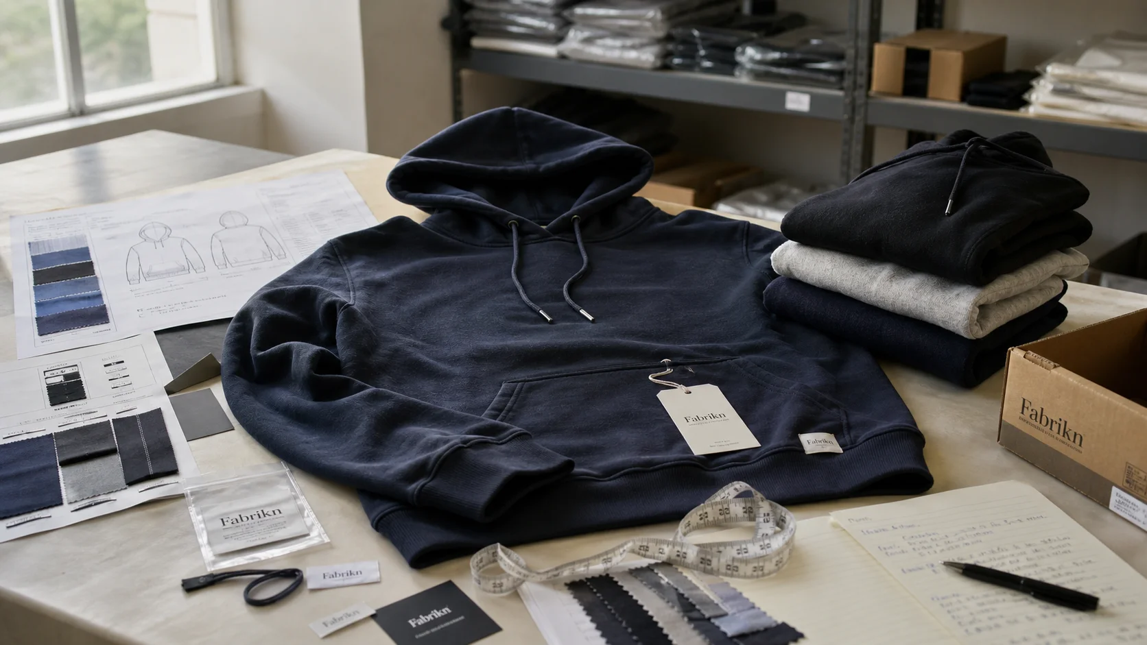 Tech-pack Hoodie Manufacturer for Startup Labels