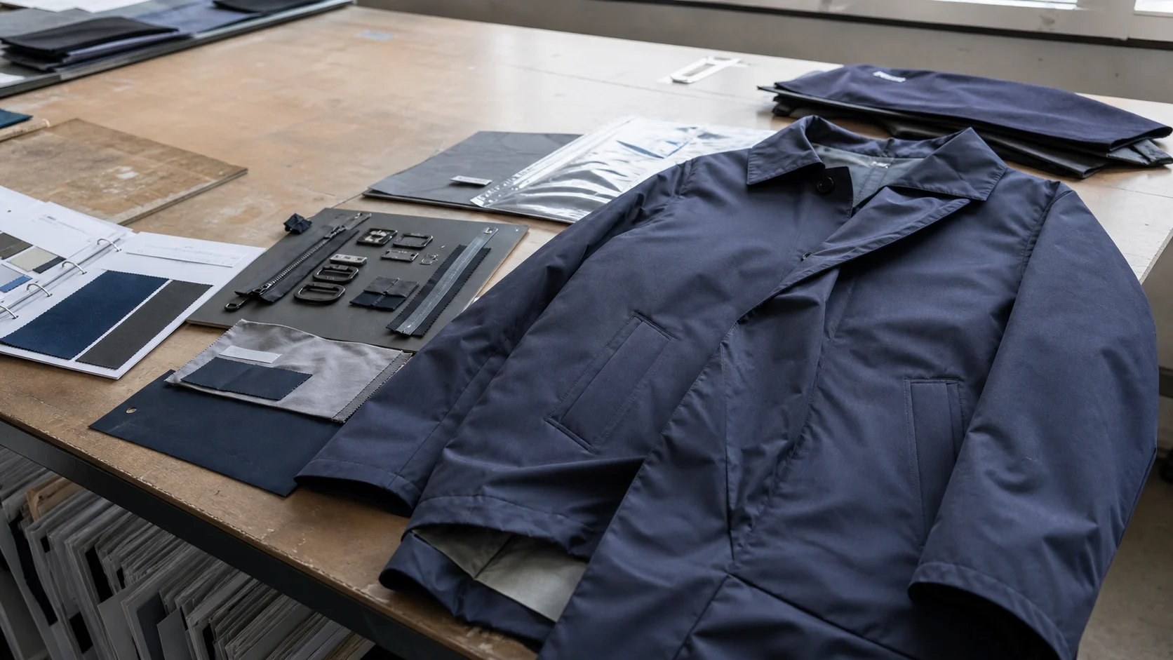 Travel Coat Production Brief for Buyer Orders