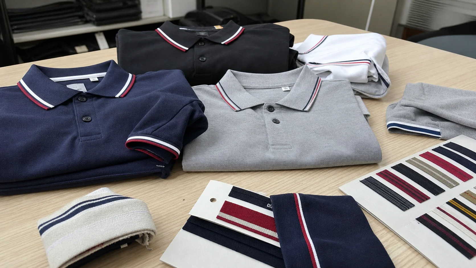 Uniform Polo Shirts With Trim for Brand Relaunches