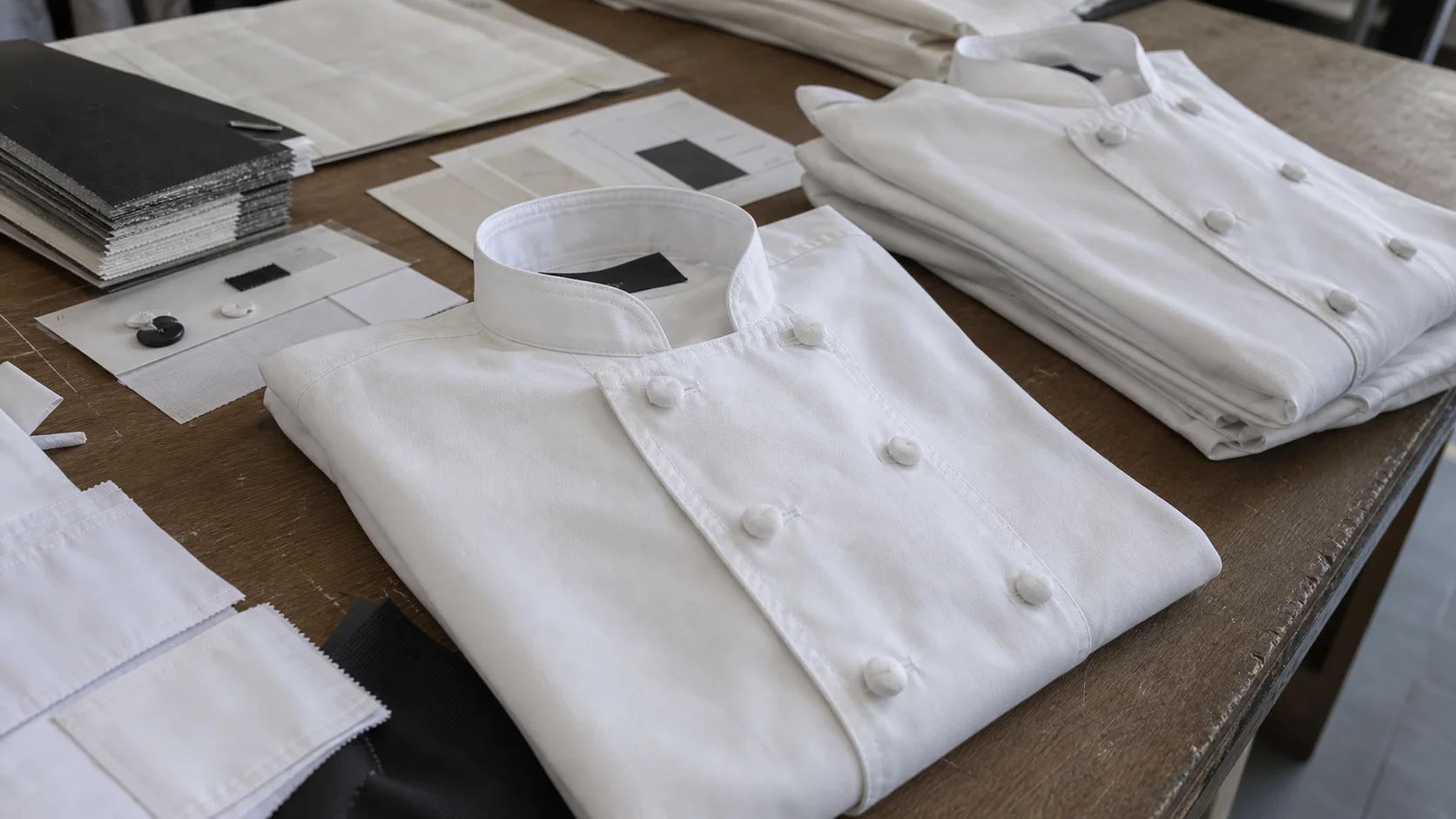 White Label Chef Coats Price for Restaurant Staff