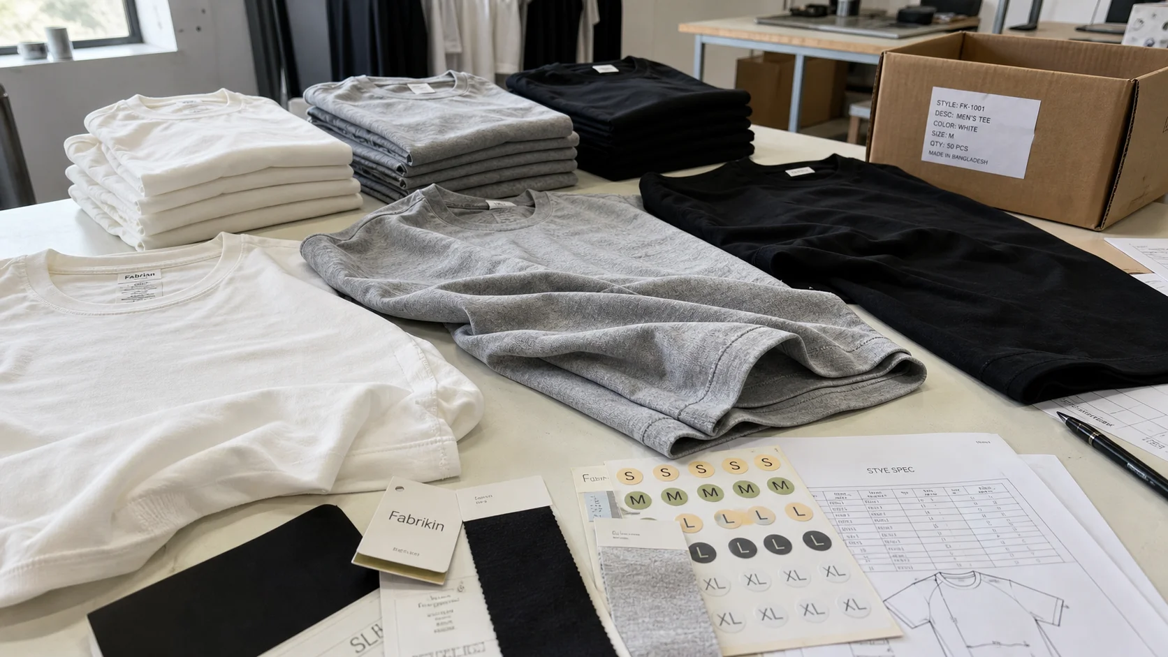 White Label Men's Tees for Chain Store Rollouts
