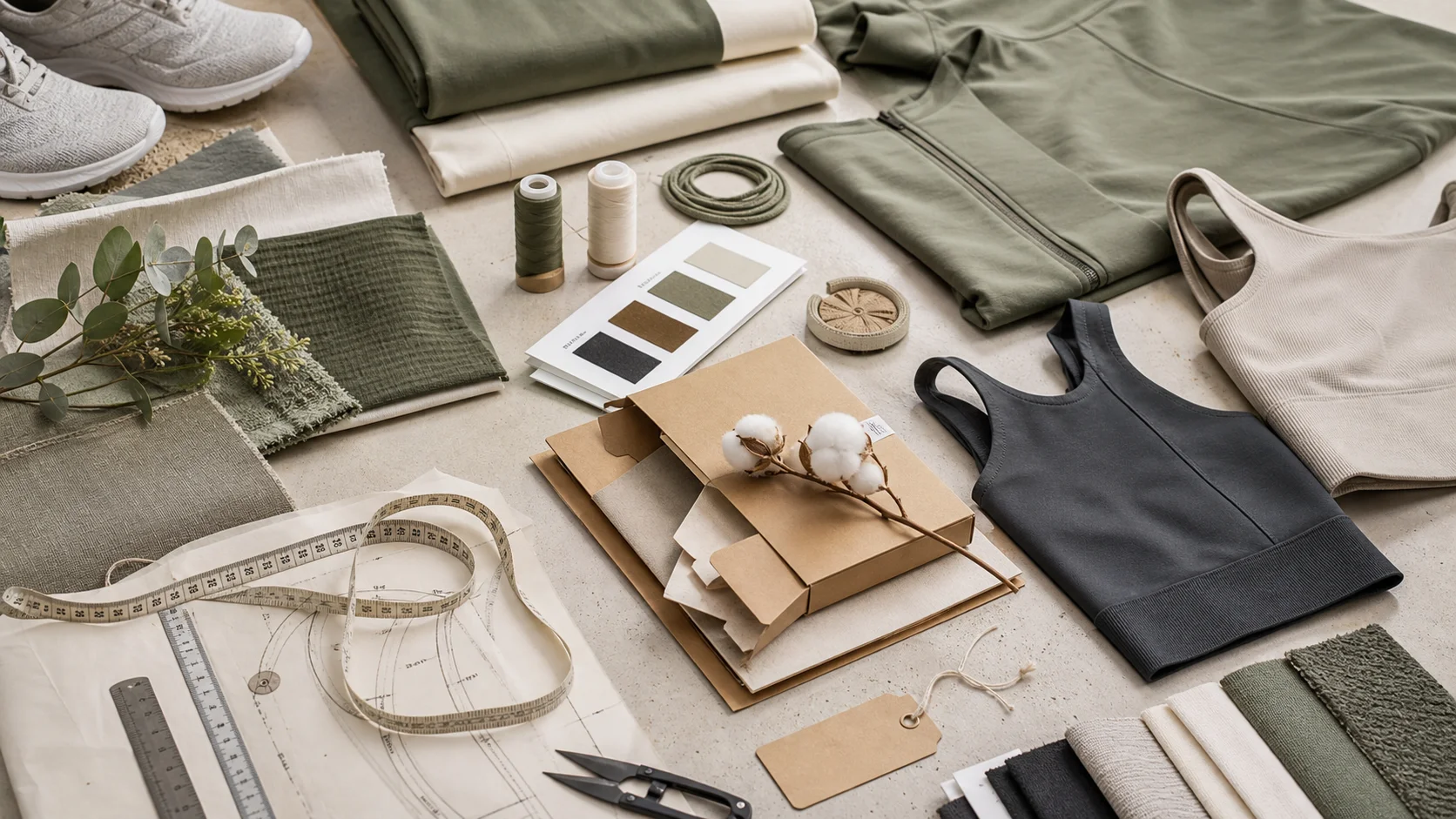 Wholesale Activewear Sets With Trim Sourcing
