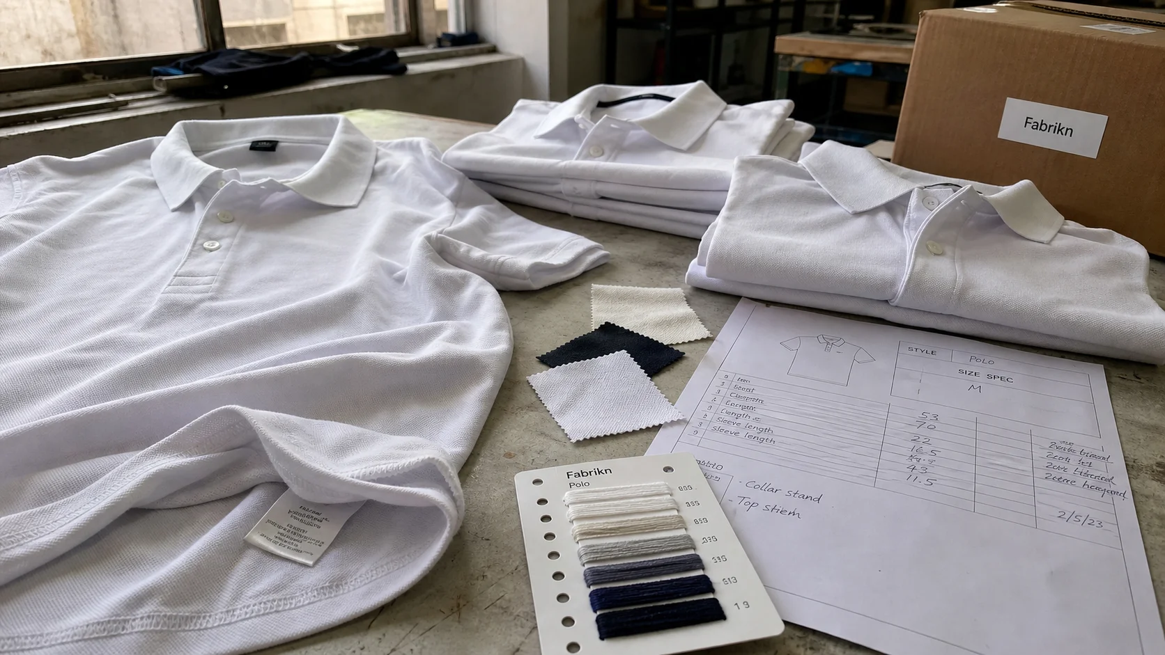 White Label Polo Shirt Production for Corporate Buyers