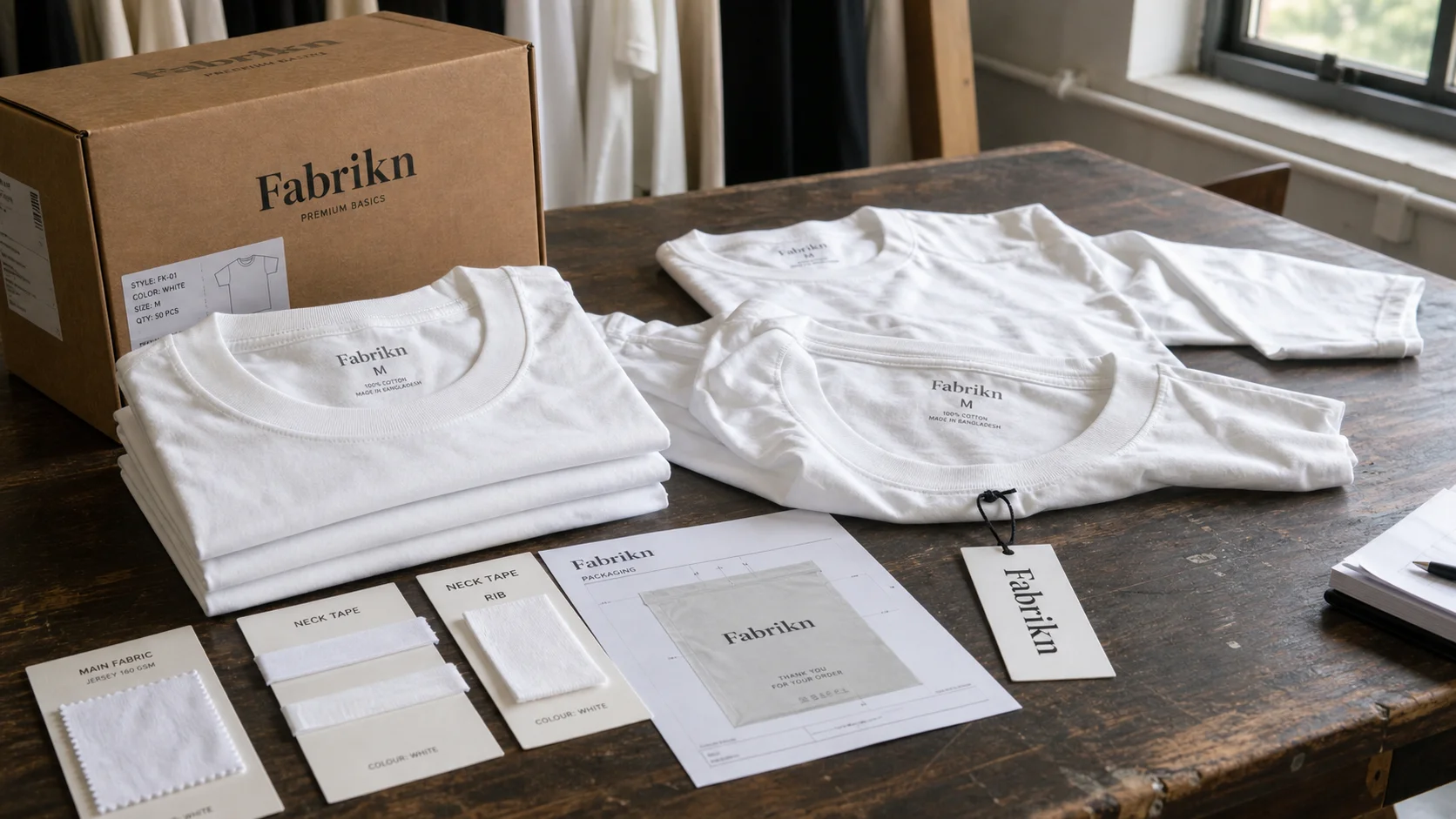 White Label T-Shirts With Heat Transfer Labels for Startups