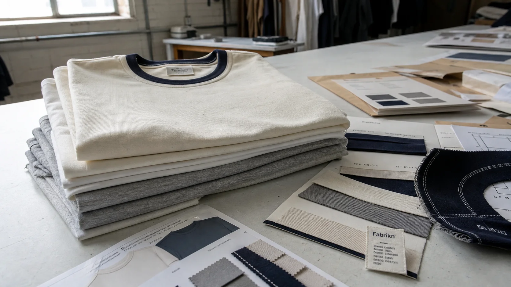 Wholesale Blank Tees With Trim for Private Label Brands