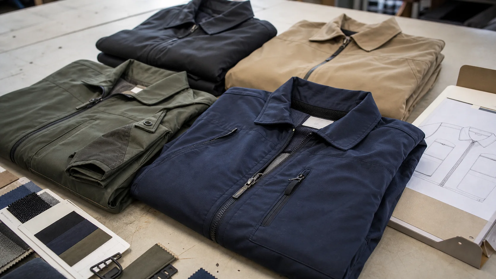 Wholesale Cut-and-Sew Jackets MOQ for Brand Production