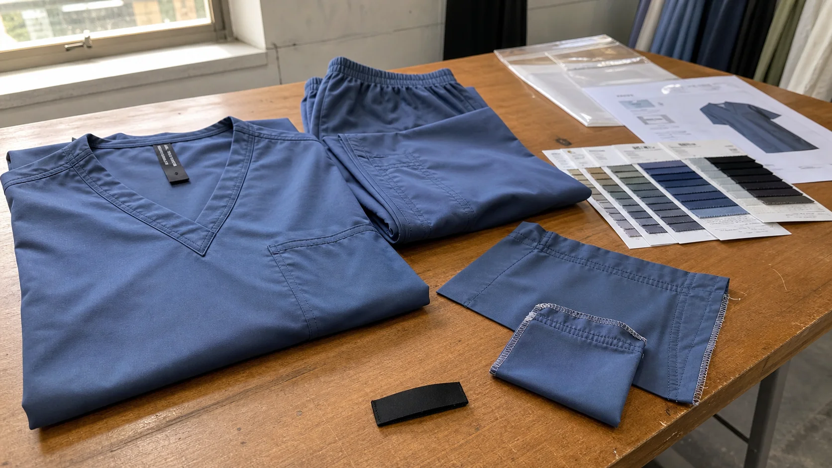 Wholesale Cut-and-Sew Scrubs MOQ for Healthcare Buyers