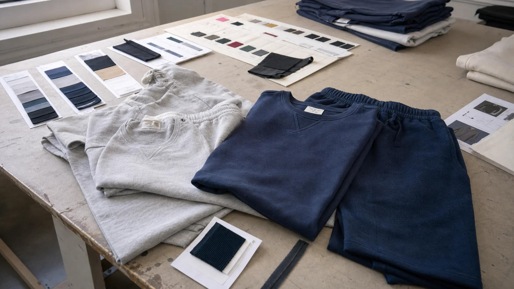 Wholesale Cut-and-Sew Sportswear Sets for Retail Chains