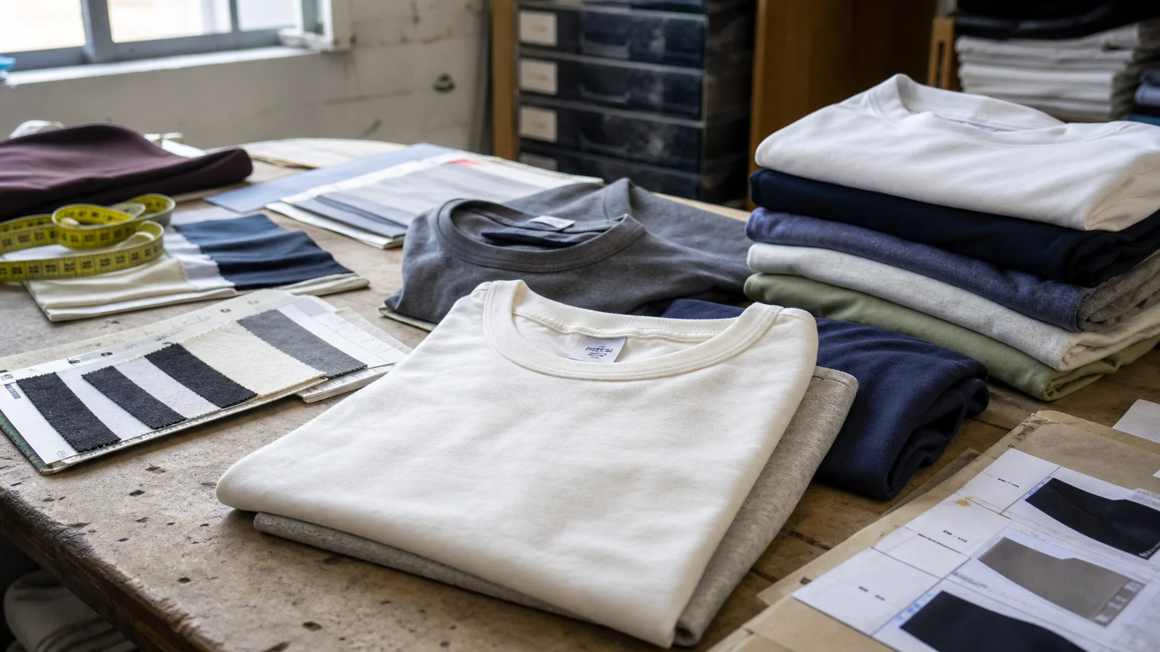 Wholesale Cut-and-Sew T-Shirt MOQ for Basics Brands