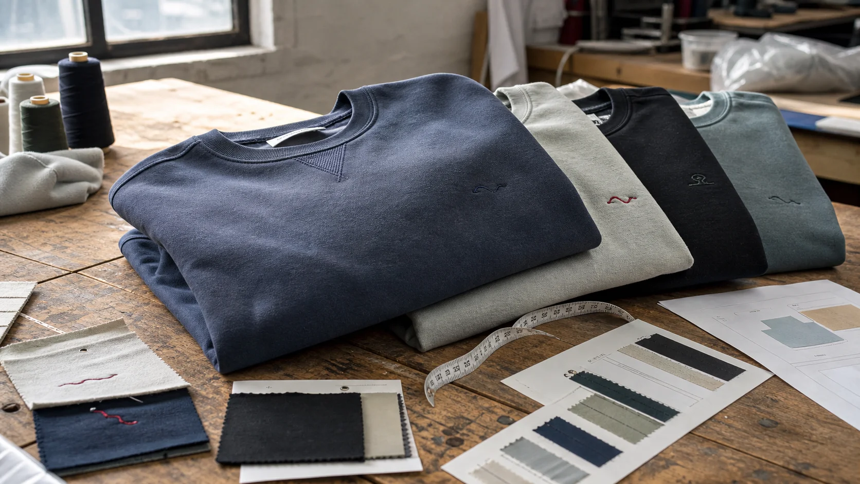 Wholesale Embroidered Crewneck Sweatshirts for Merch