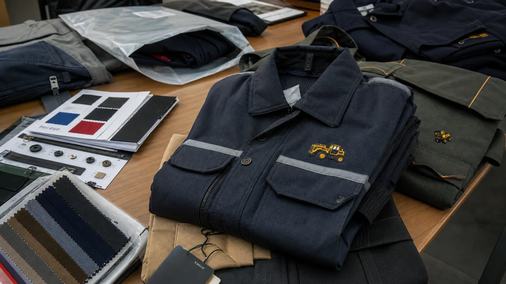 Wholesale Embroidered Work Jackets for Construction