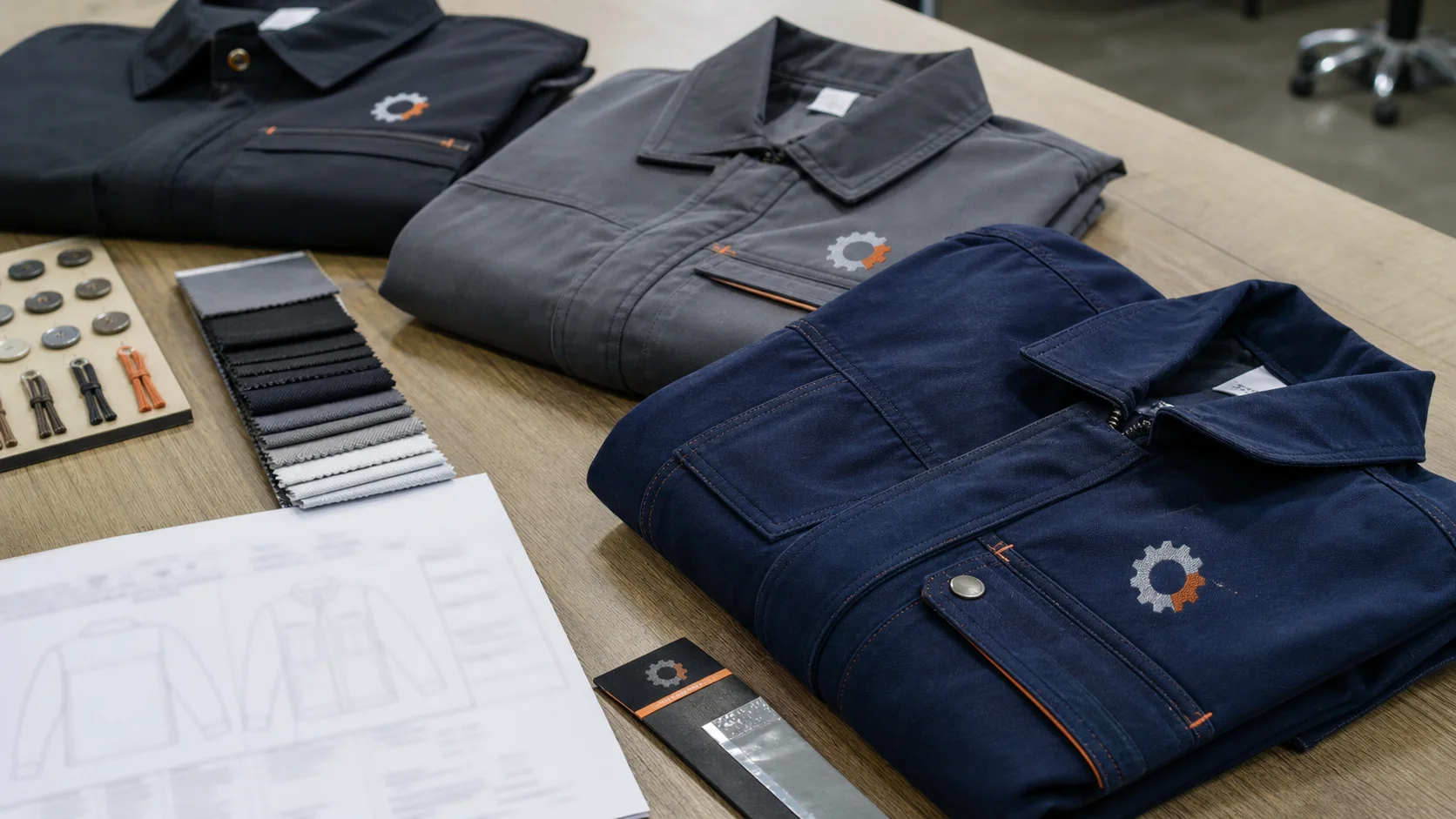 Wholesale Embroidered Work Jackets for Maintenance Teams