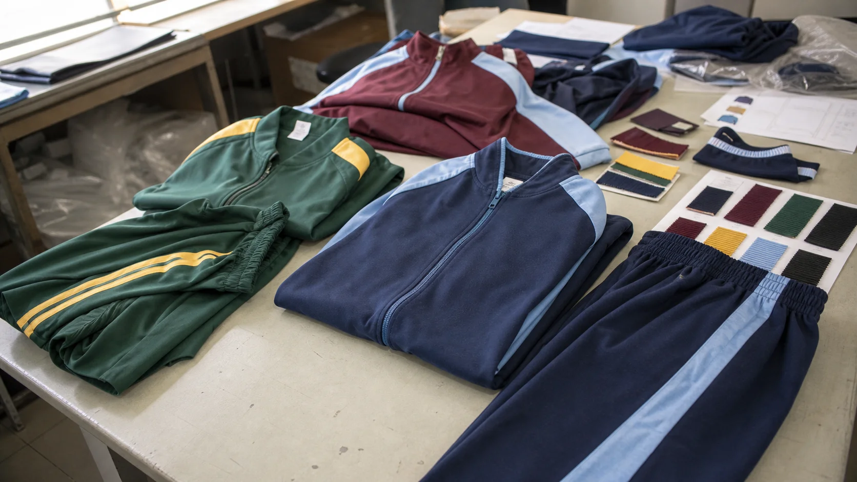 Wholesale Heat-Transfer Tracksuits for School Teams