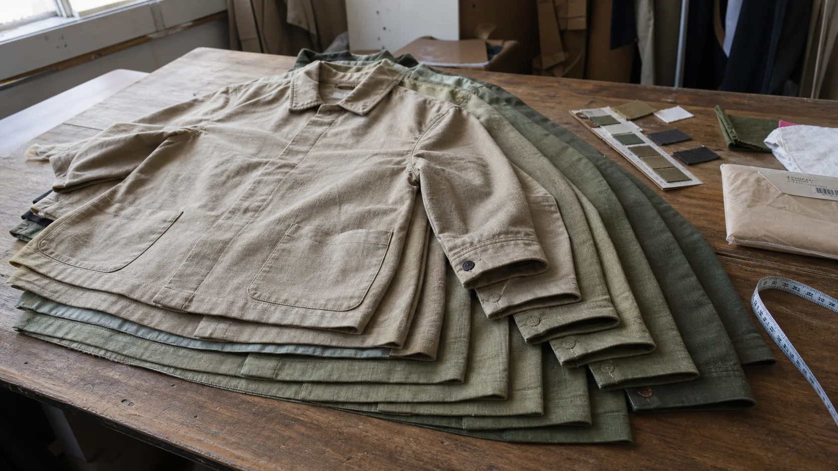 Hemp Utility Coat Size Grading for Crew Buyers