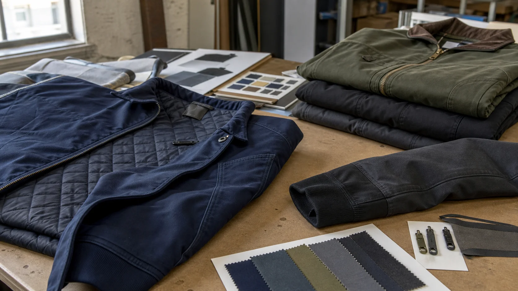 Wholesale Insulated Work Jacket Fit Samples for Rollouts