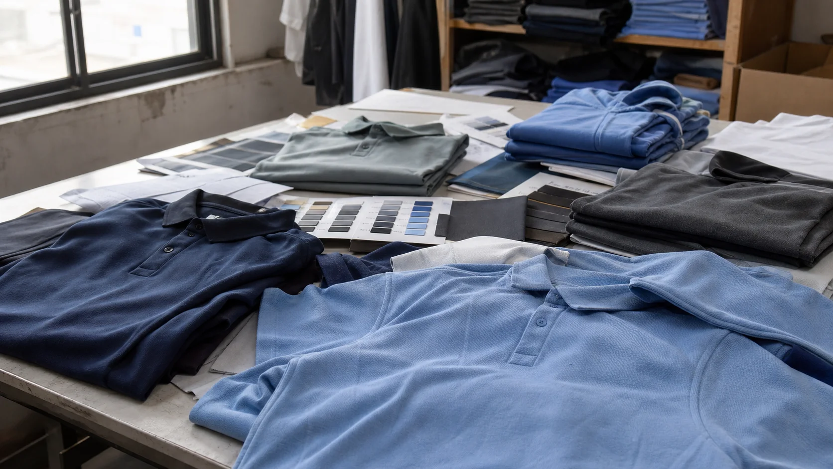 Wholesale Moisture Wicking Polo Shirts for Corporate Teams