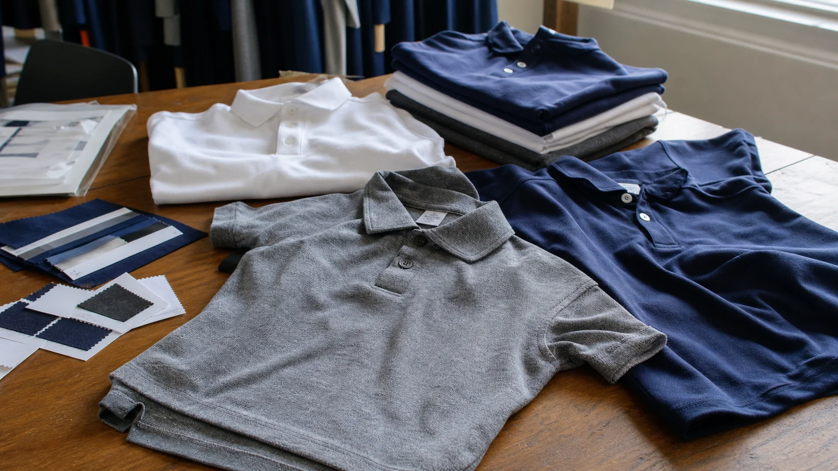Wholesale Polos for School Uniform Compliance Labels